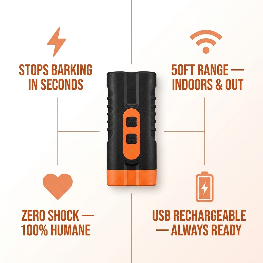 PawTone Ultrasonic Bark Defender